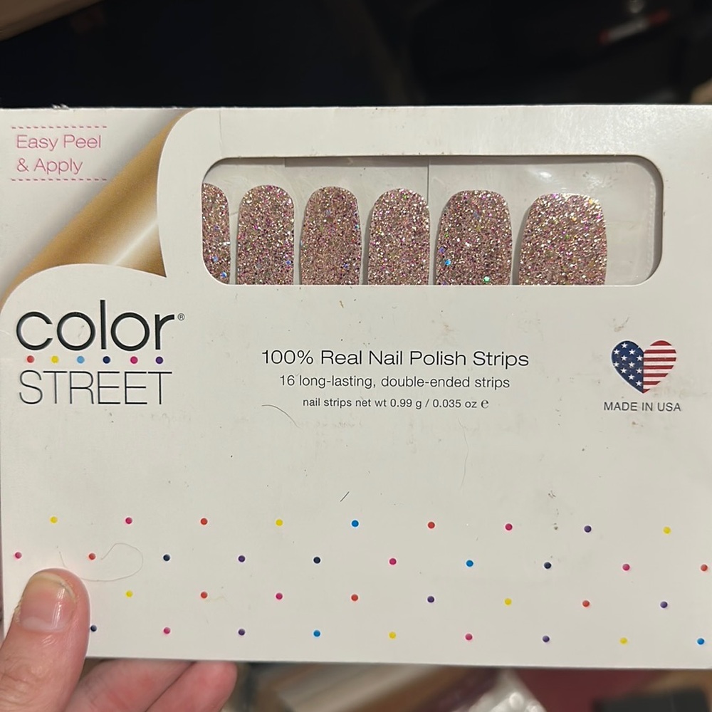 COLOR STREET TOKYO LIGHTS UNOPENED UNUSED PRESS ON NAILS PINK GLITTER FUN